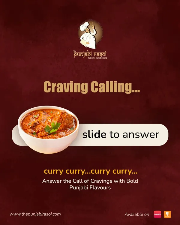 When your craving is calling, you have to slide to answer. Nothing hits the spot like a hot, bold Punjabi curry.