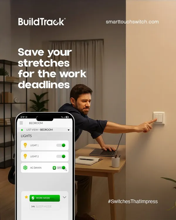 Save your effort for where it counts, like meeting work deadlines. I keep your home at your fingertips with our app, so you can control lights and AC without stretching from your desk.