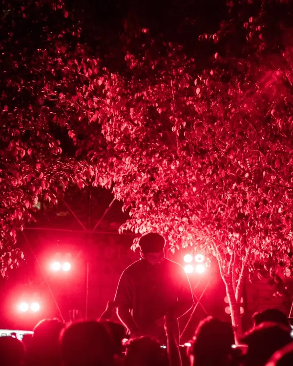 Back in the city of Nawabs, throwing down some late-night minimal and hypnotic sounds. The red lights and intense atmosphere are perfect for this kind of deep techno journey.