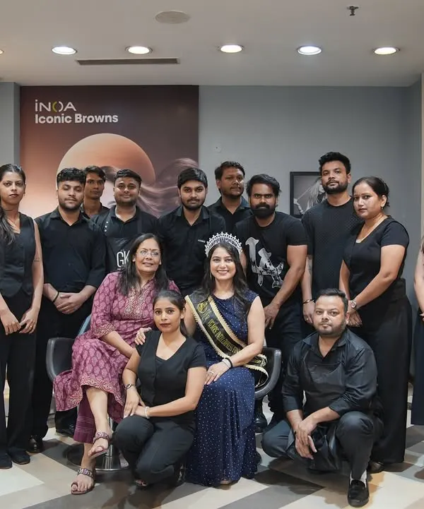 I'm so proud of the talented team that makes all the magic happen. It was an honor for all of us to celebrate with our regular client after she was crowned Mrs. India Empress Finesse 1st Runner Up.