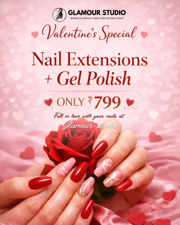 This is the kind of flawless finish you can expect at my studio. This look combines elegant nail extensions with beautiful gel polish art, perfect for making a statement.
