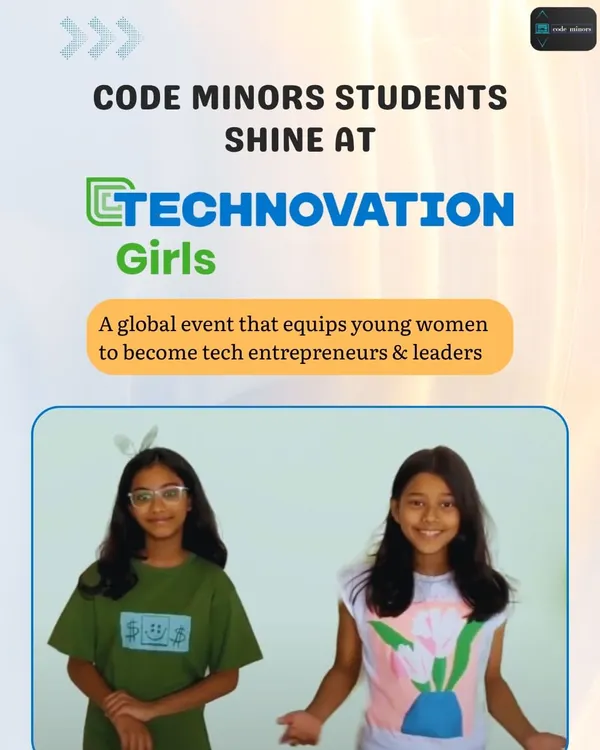 Here are two of my students who shined at Technovation Girls, a global event for young women in tech. Their participation is a proud moment that reflects our focus on empowering girls to become tech entrepreneurs and leaders.