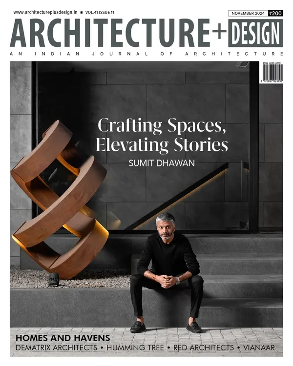 I am honored to be on the cover of Architecture + Design magazine. The feature, "Crafting Spaces, Elevating Stories," delves into my philosophy of creating architecture that is a symphony of movement, mindfulness, and artistry.