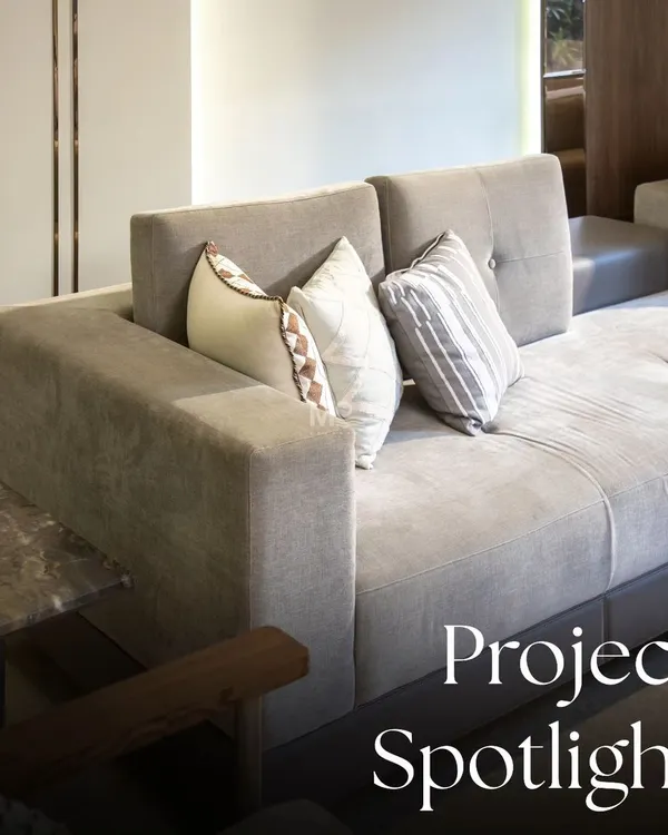The Mittal Residence in Gurgaon was a study in modern minimalism. Our vision was to create a space that felt both sophisticated and inviting, using a palette of calming greys balanced with the warmth of brown wood accents in the furniture and wall paneling.