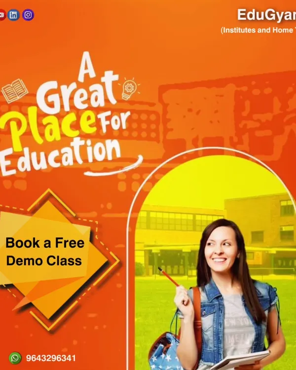 Looking for a great place for education? Our crash courses and personalized tutoring are designed to help you excel. Book a free demo class to see why students and parents choose EduGyani.