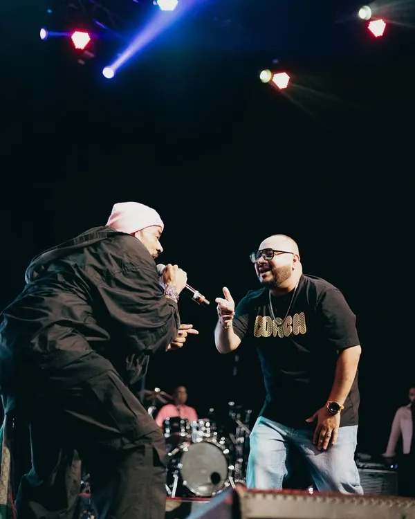 On stage in Toronto with the big brother, the legend Bohemia. It's more than just music; it's about creating iconic moments and a bond that lasts forever.