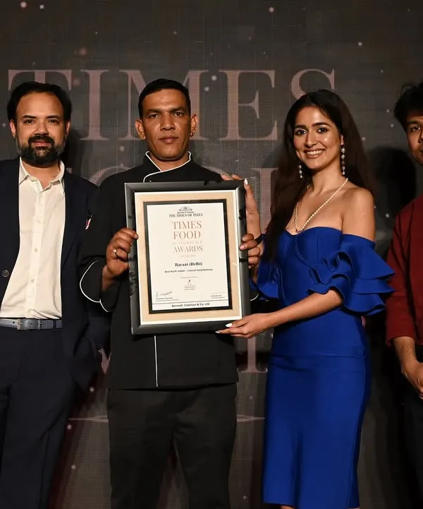 We are thrilled to be recognized for our commitment to quality and taste. Here we are, proudly accepting the prestigious Best Delivery Kitchen award from the Times of India.