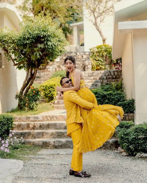 Pure, unadulterated joy. I encouraged them to be playful, and this moment of him lifting her up is the wonderful result. My goal is to make you feel comfortable enough to laugh and be yourselves, resulting in candid pre-wedding photos that are full of life and energy.