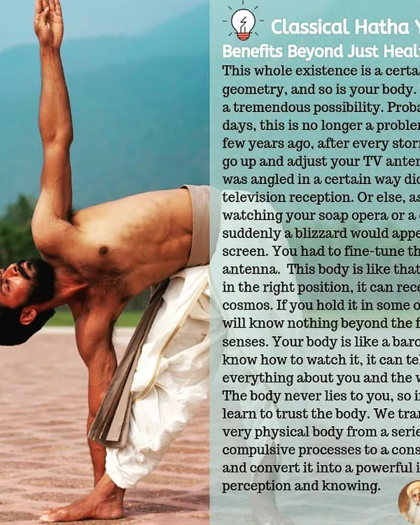 We explore the benefits of Hatha Yoga that go far beyond physical health. This post explains how your body is a complex geometry, and by holding it in the right way, you can receive the whole cosmos. The practice transforms the body into a powerful instrument of perception and knowing.