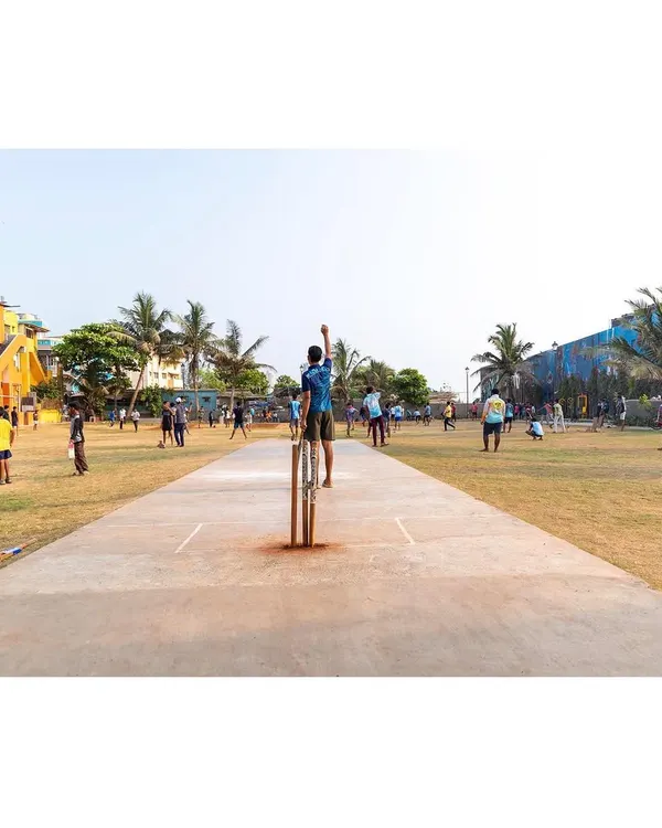 The crack of the bat on the cricket pitch is the sound of community at the Gora Dabkal ground. We designed the space to accommodate beloved local pastimes, ensuring the refurbished ground remains an indispensable part of life in the Worli Fishing Village.