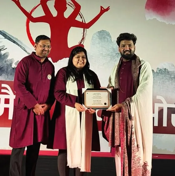Meeting my guru, Acharya Pankit Goyal, in person was a life-changing experience. The hard work of the last several months has been incredibly fruitful, and I am grateful for this journey of rebirth.