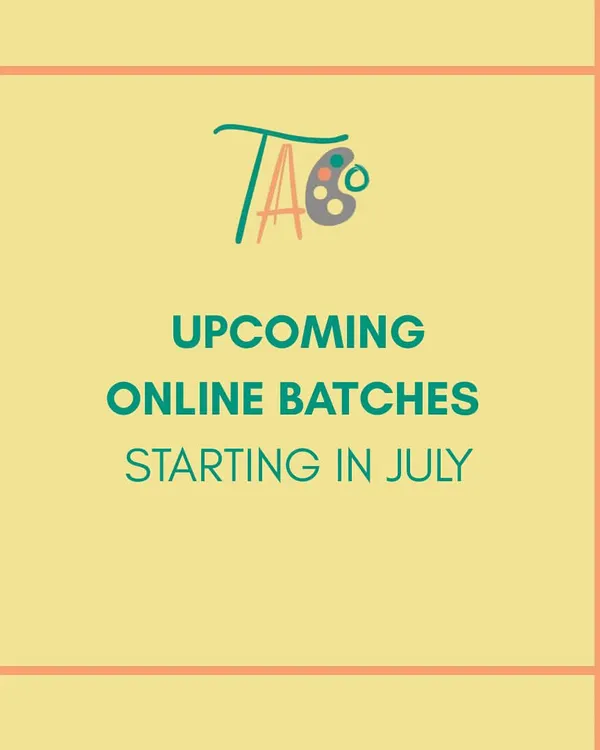 Our July workshop schedule is here. We have courses in Posture & Gesture Sketching, Soft Pastel, and Acrylic Painting with flexible options. DM us to register.