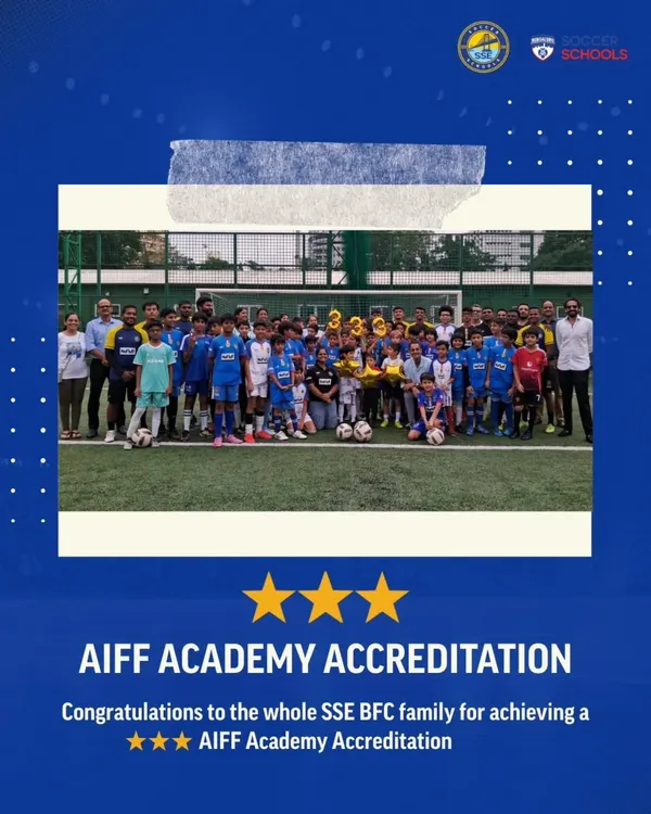The whole SSE BFC family celebrating our AIFF Academy Accreditation. This achievement belongs to every player, parent, and coach who is part of our community.