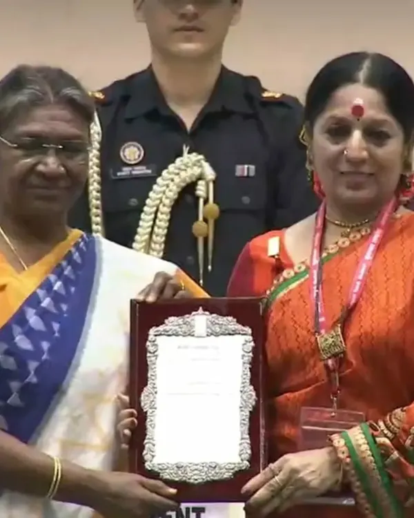 A deeply humbling moment, receiving the prestigious Sangeet Natak Akademi award for the year 2021 from the Honorable President of India. This is the highest national recognition for a performing artist.