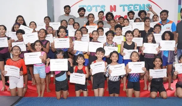 The whole TNT family! Celebrating our gymnasts at the Level 1 certification event. We love seeing them proudly holding their certificates after weeks of hard work.