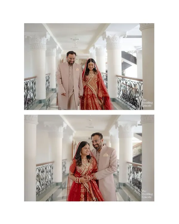 A collage of moments with Supriya and Karan. We believe in capturing the in-between moments, the shared laughs, and the quiet walks that truly define a couple's relationship.