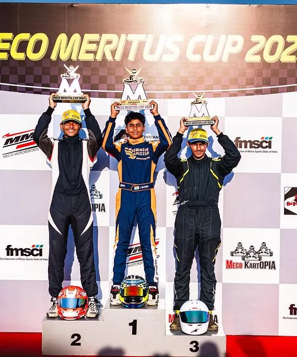 A dominant performance at the Meco Meritus Cup 2024. Our senior drivers lock out the top steps of the podium, a testament to their skill and the team's phenomenal effort.