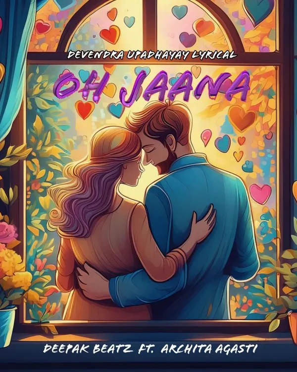 The official release poster for my Hindi single, "Oh Jaana." I collaborated with Deepak Beatz and Devendra Upadhyay on this track.