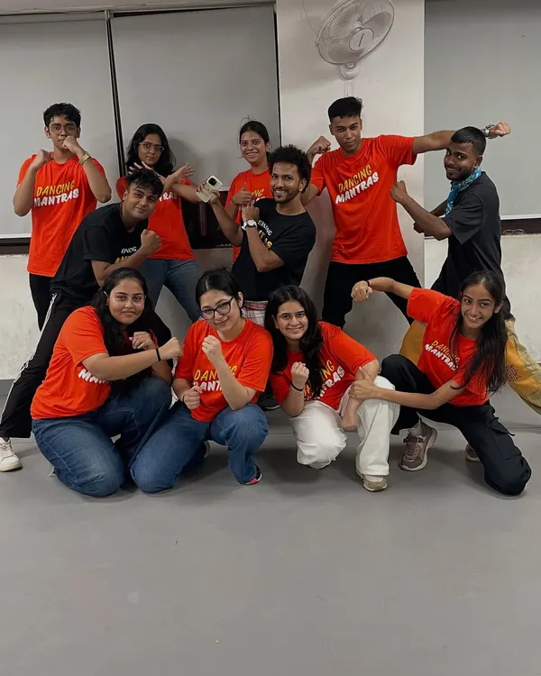 Our adult batch showing off their fun side after a class. This is what our dance fam looks like: all energy, all smiles.