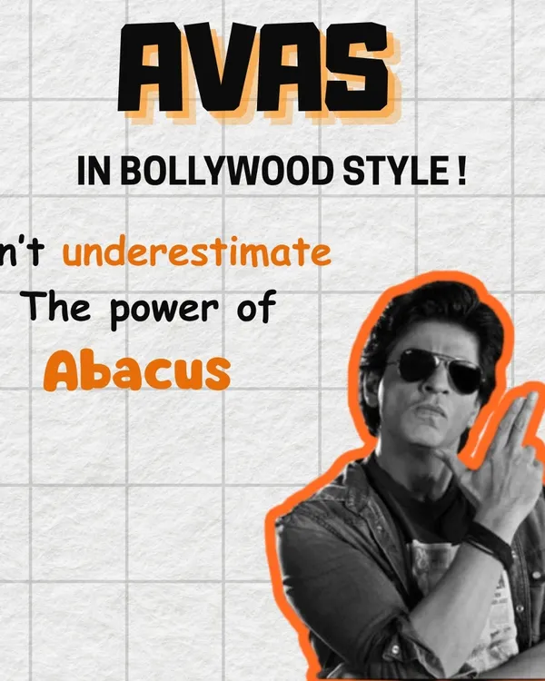 Don't underestimate the power of Abacus! We bring a touch of Bollywood swag to learning, making it dramatic, entertaining, and memorable for our students.
