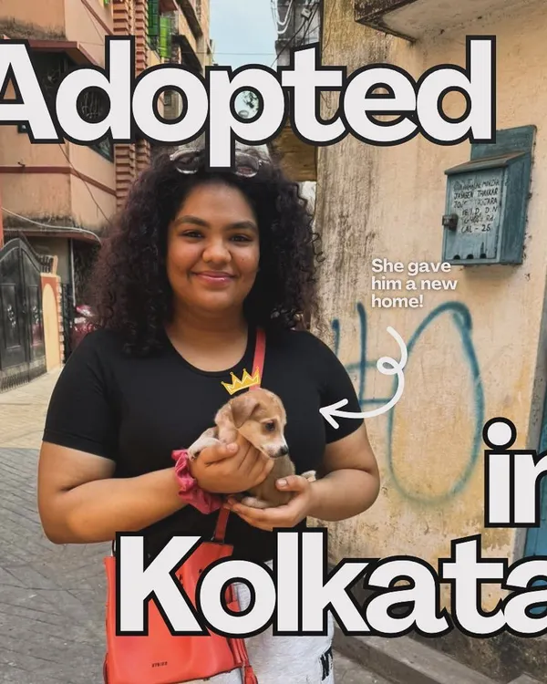 A new beginning in Kolkata. This participant fell in love and gave this tiny puppy a forever home after meeting him at one of our events. This is the impact we strive for.
