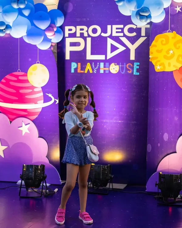 Welcome to Project Play, India's first digital playground! This little star is ready for an immersive adventure where technology and physical play combine for a one-of-a-kind experience.