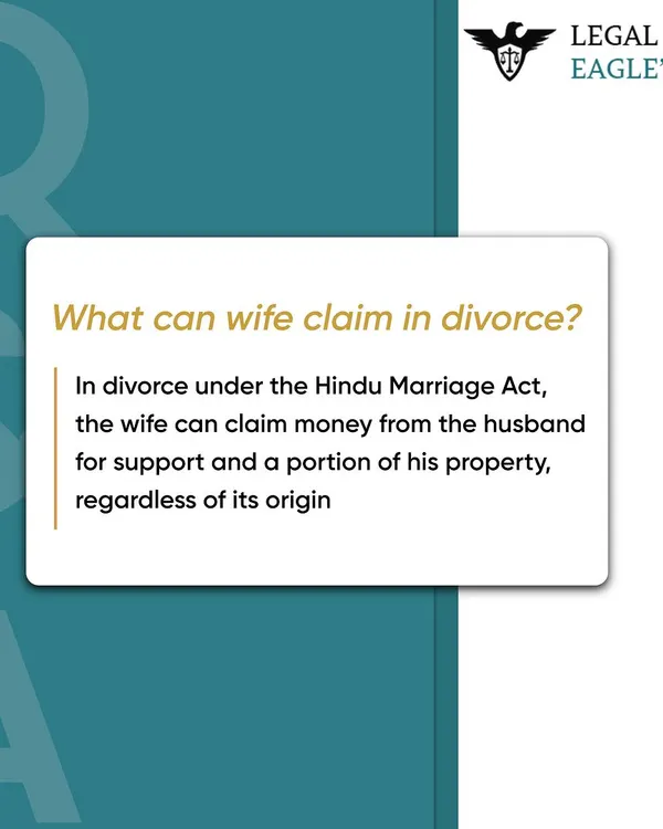 This FAQ post answers a critical question: "What can a wife claim in divorce?" Under the Hindu Marriage Act, she can claim financial support and a portion of her husband's property, and I can help secure those rights.