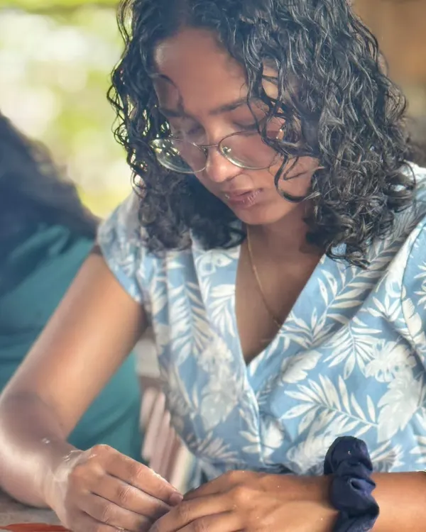 Lost in the process of creating. Our workshops are a space to focus, unwind, and let your creativity flow.