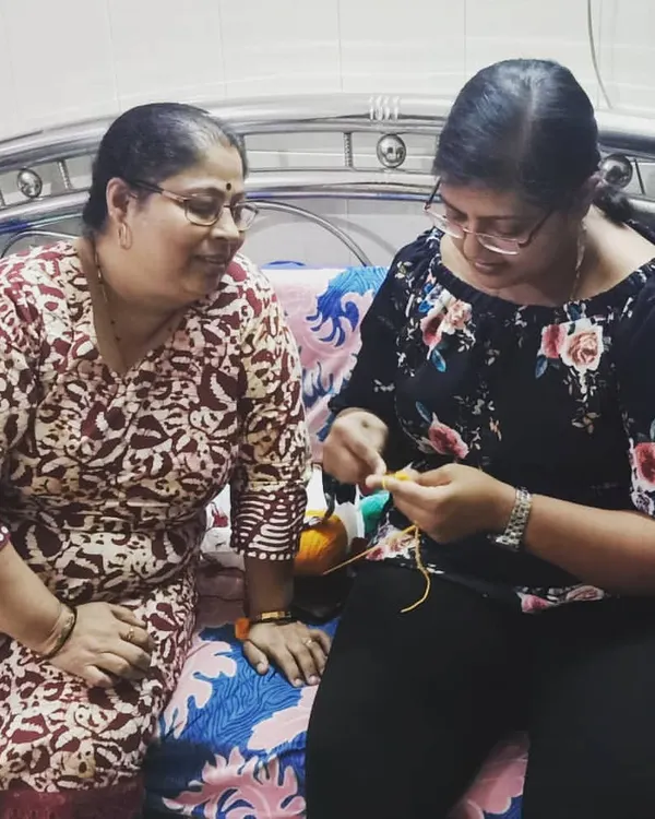 This is what my classes are all about: personal attention and shared joy. I keep my batches small so I can sit with each student, guide their hands, and make sure they feel confident and happy with every stitch they learn.