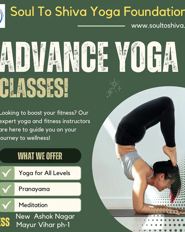 Ready to take your practice to the next level? Our advanced yoga classes are designed to challenge you. We offer yoga for all levels, pranayama, and meditation.