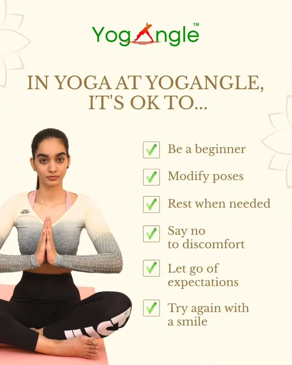 Our studio is a judgment-free zone. This graphic shares our core philosophy: it's okay to be a beginner, to rest when you need to, and to listen to your body. Your journey is unique, and we are here to support it.