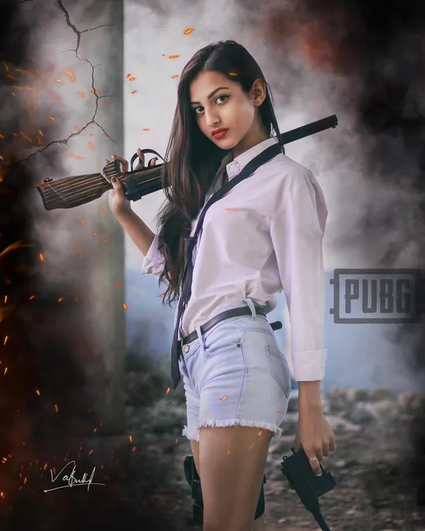 This is what happens when we mix fashion with video game culture. For this PUBG-inspired concept shoot, we used a gritty location and cinematic editing with smoke and spark effects to bring the action to life.