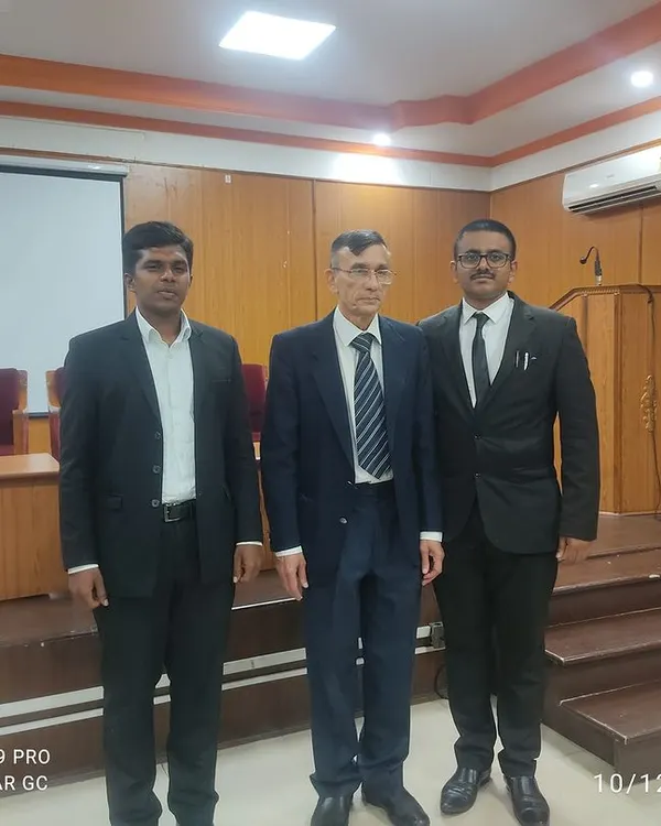With the legendary Sri Uday Holla, a Designated Senior Advocate and former Advocate General. It is an honor to learn from such esteemed figures in the legal field.