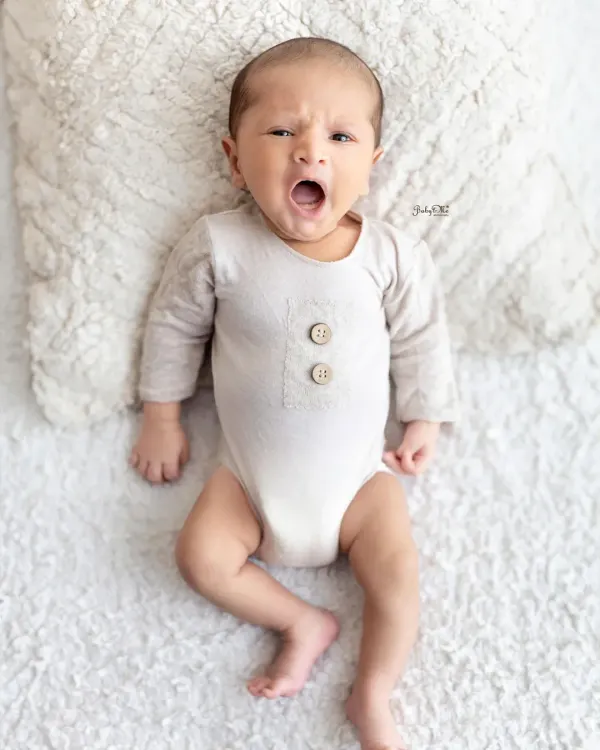 A big yawn from this sleepy little guy. I love capturing these unscripted, real-life moments just as much as the perfectly posed ones. They show so much personality.