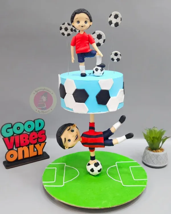 This is what I mean when I say we make magic. This anti-gravity football cake is more than just a dessert; it's a feat of engineering and art. In my classes, I break down exactly how to build these structures, balance the weight, and create showstoppers that will make you the talk of the town.
