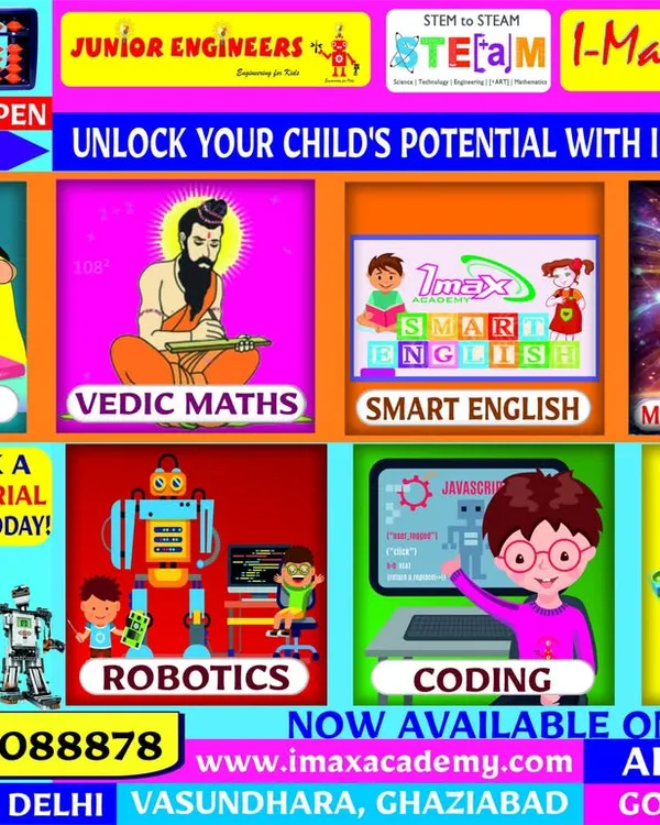 We offer a powerful combination of courses including Abacus, Vedic Maths, and Midbrain Activation to enhance cognitive abilities. These programs are available both online and at our centers in Delhi, Ghaziabad, and Ahmedabad for flexible learning.
