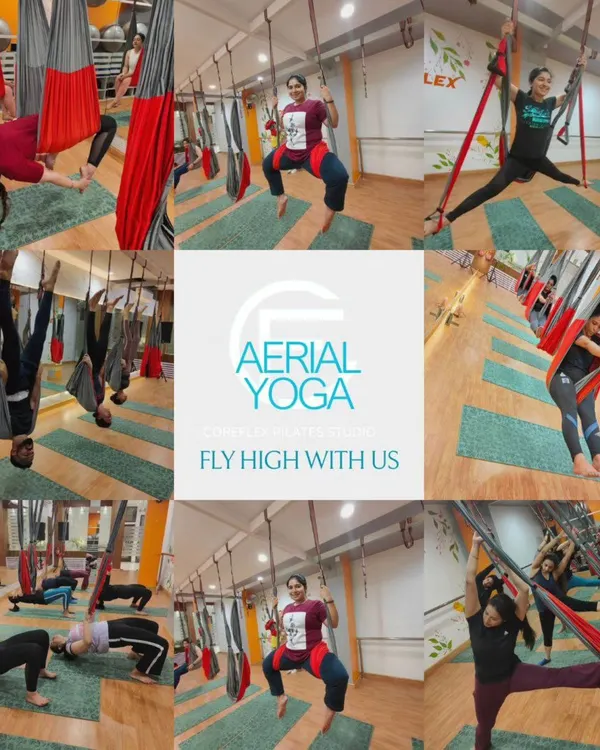 This is your invitation to fly high with us. Our aerial yoga classes are a full body workout that combines strength, flexibility, and a whole lot of fun, all while suspended in the air.