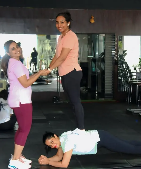Teamwork makes the dream work. This fun plank stack challenge requires balance, core strength, and a lot of trust.