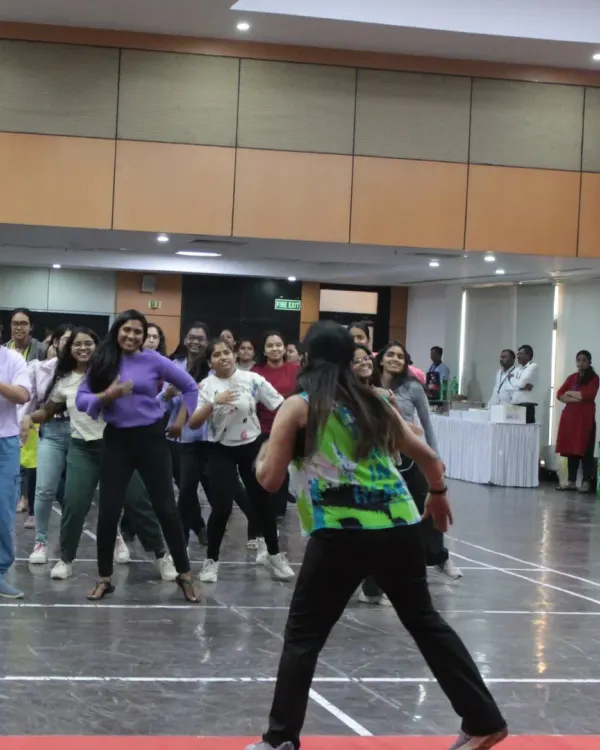I believe movement is medicine, and my goal is to bring that energy right into your workplace. Here I am leading a corporate Zumba session, helping the team de-stress, connect, and find joy in a midday fitness break.