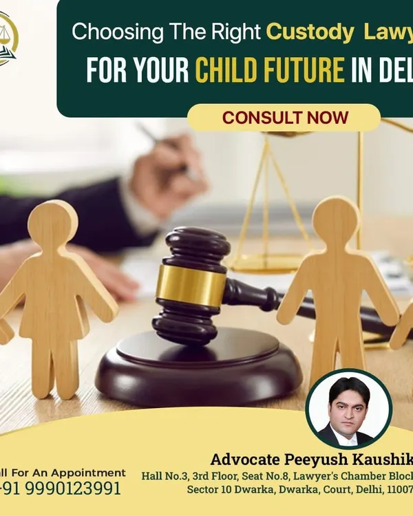 Choosing the right legal counsel is critical for your child's future. I specialize in child custody cases in Delhi, providing expert guidance to protect your child's best interests and secure a stable future for them.