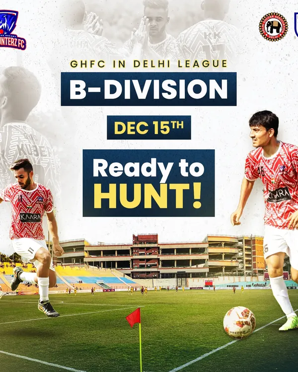 We're back and ready to hunt. Announcing our participation in the Football Delhi B-Division League.