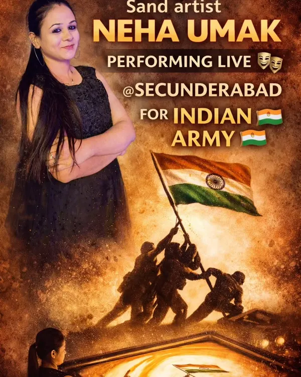 This poster was for a live performance I did for the Indian Army in Secunderabad. It is always a great honor to perform for our soldiers and tell stories that celebrate their courage.