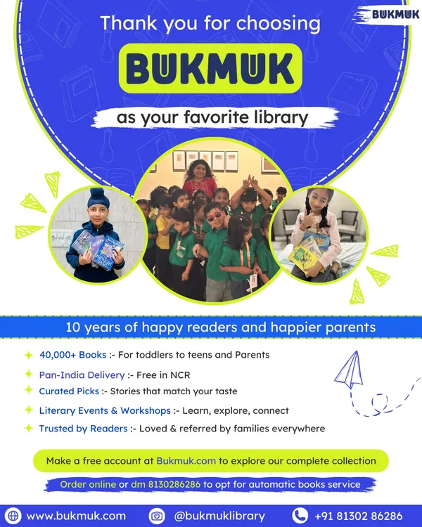 Welcome to the Bukmuk library. With over 40,000 books and 10 years of happy readers, we make it easy and affordable to provide an endless supply of stories for your child.