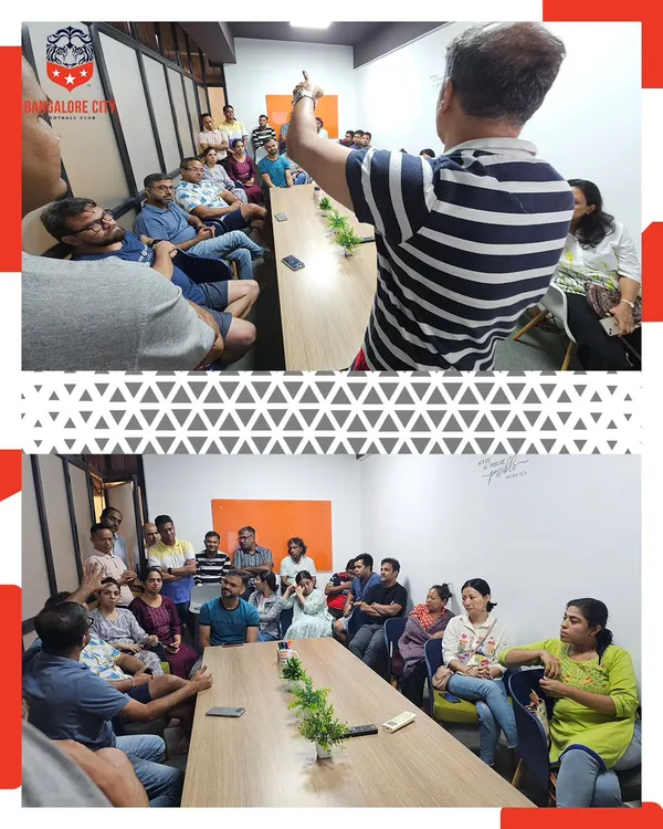 Building the future together. A productive meeting with our parents to discuss player growth and the club's vision. Parent involvement is a cornerstone of our community.