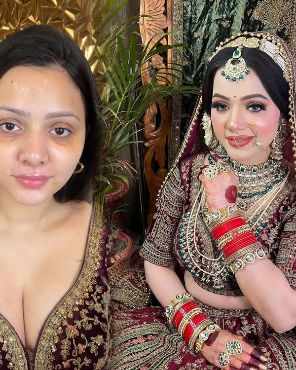 A powerful before and after. This is what my students learn to achieve: a complete bridal transformation that enhances features and creates a flawless, camera-ready look.