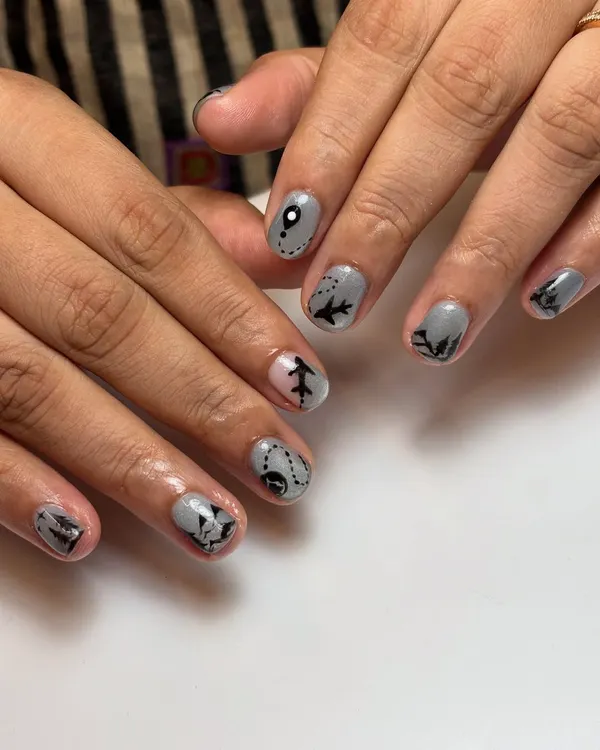 This is what I live for. A client wanted her trip to Switzerland on her fingertips, so we hand-painted everything from the mountains and forests to the flight path. Your story is my next masterpiece.