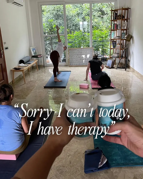 My practice is my therapy. It is the time I set aside to break the cycle of overstimulation and reconnect with the present moment. I encourage everyone to find their own version of this.