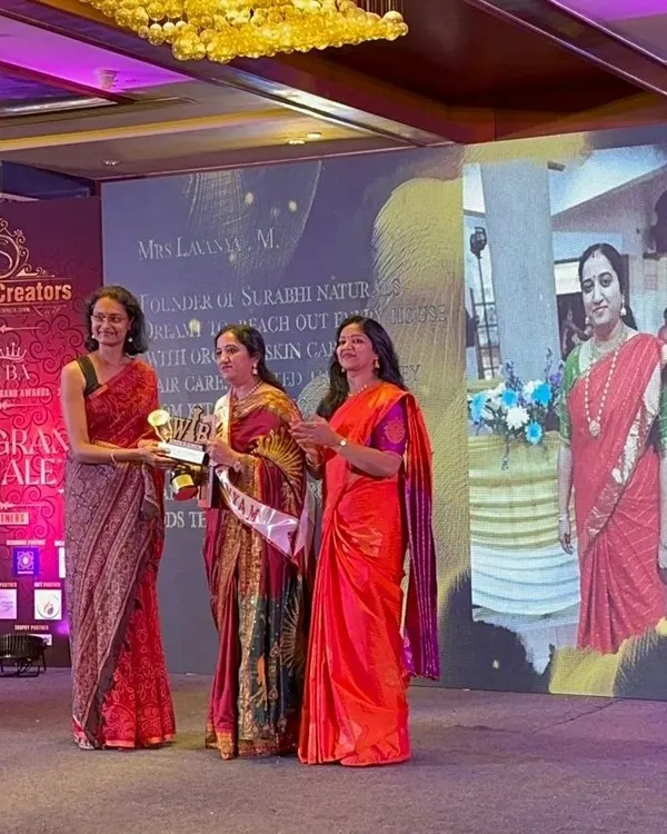 Being recognized at the Bangalore Women Brand Awards was a truly humbling moment. It reinforces my belief in my mission and motivates me to continue creating natural products with care.
