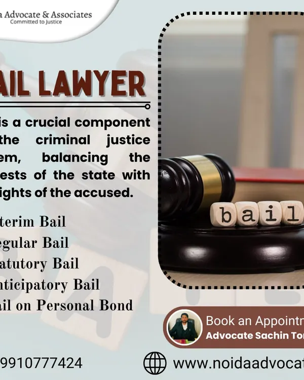 An overview of my bail lawyer services, which include Interim Bail, Regular Bail, Statutory Bail, Anticipatory Bail, and Bail on Personal Bond.