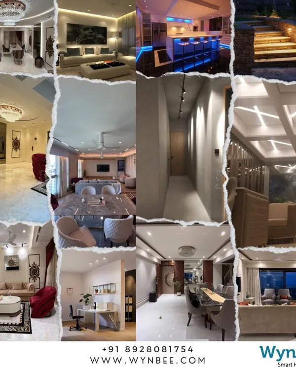 This collage provides a snapshot of the diverse projects I've completed. From dramatic living room lighting to functional home offices and ambient outdoor steps, I tailor automation to fit every corner of your home.